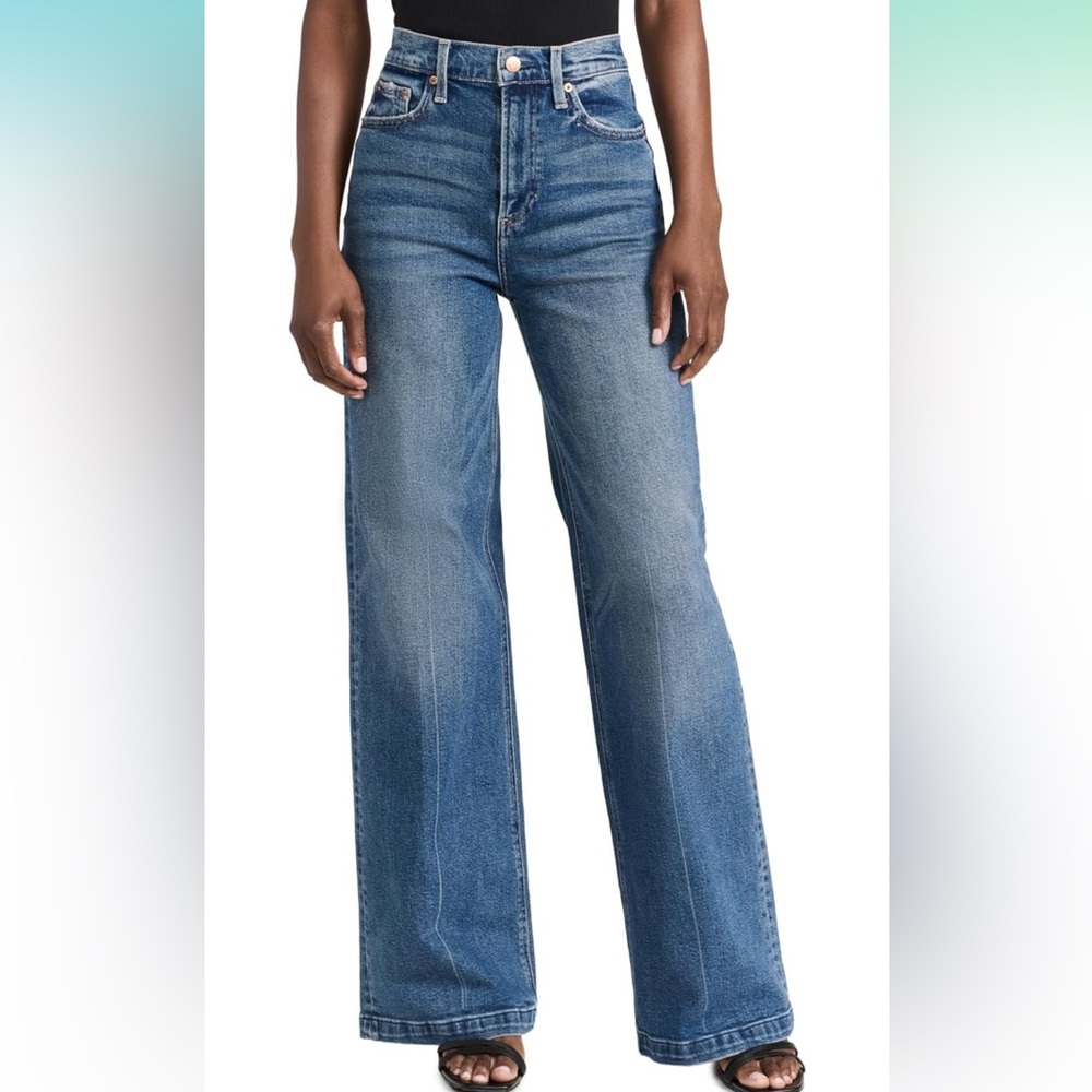 Pistola Wide Leg Dark Wash Jeans